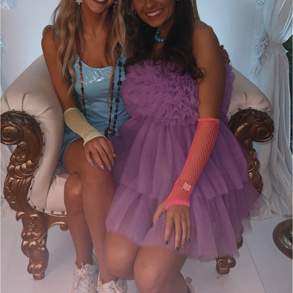 Purple Tulle Dress
